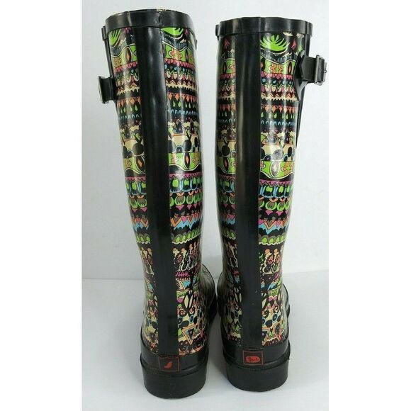 The Sak Sakroots Rhythm Peace Rubber Rain Boots - Picture 3 of 7